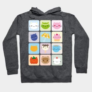 A Year of Cute Cats Hoodie